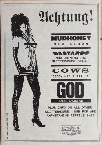 V/A feat. Boss Hog - Glitterhouse Flyer (PRESS, EUROPE) - 1